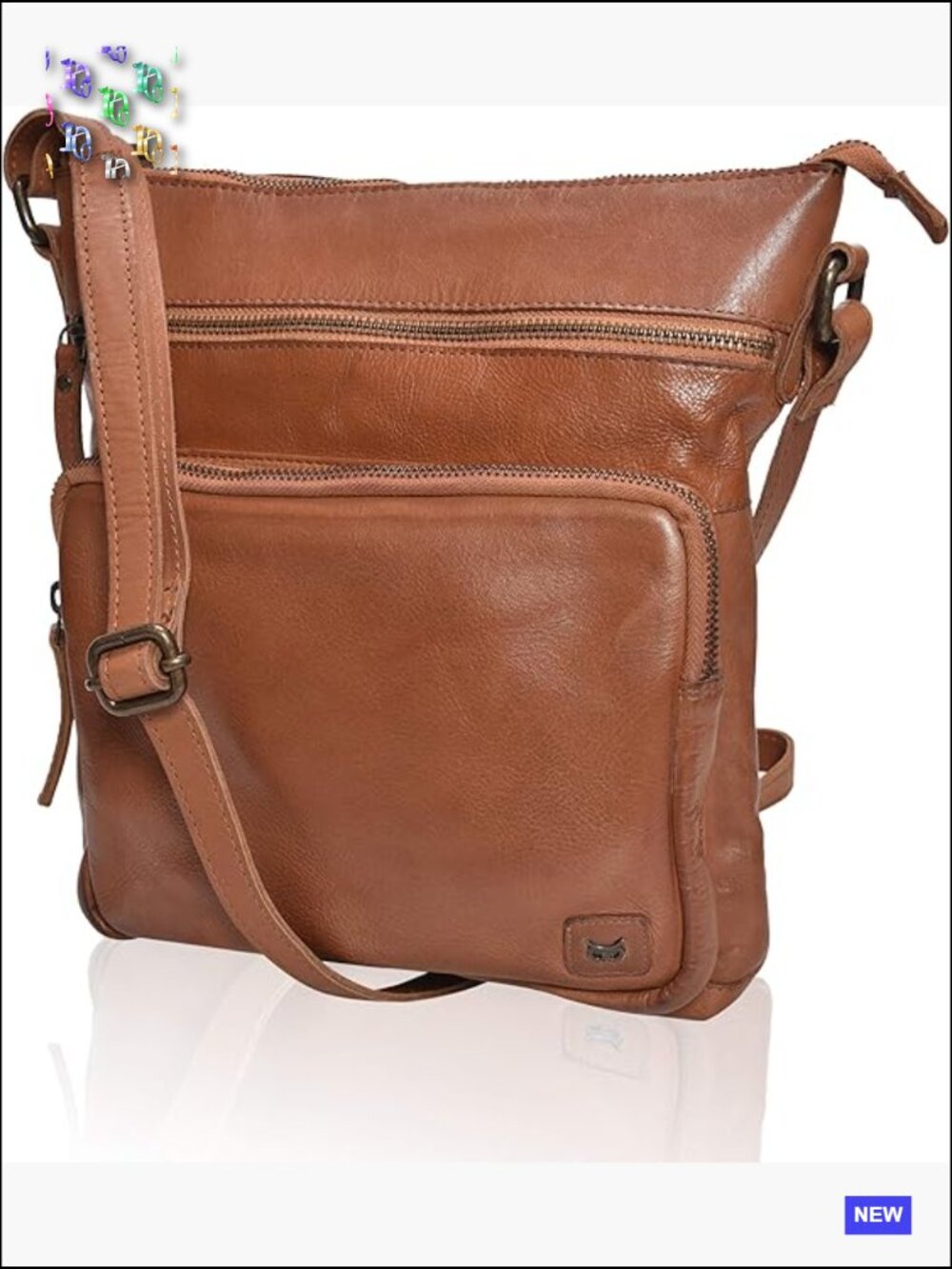 Genuine Leather Crossbody Bag Handmade Sling Purse Travel Shoulder Bag